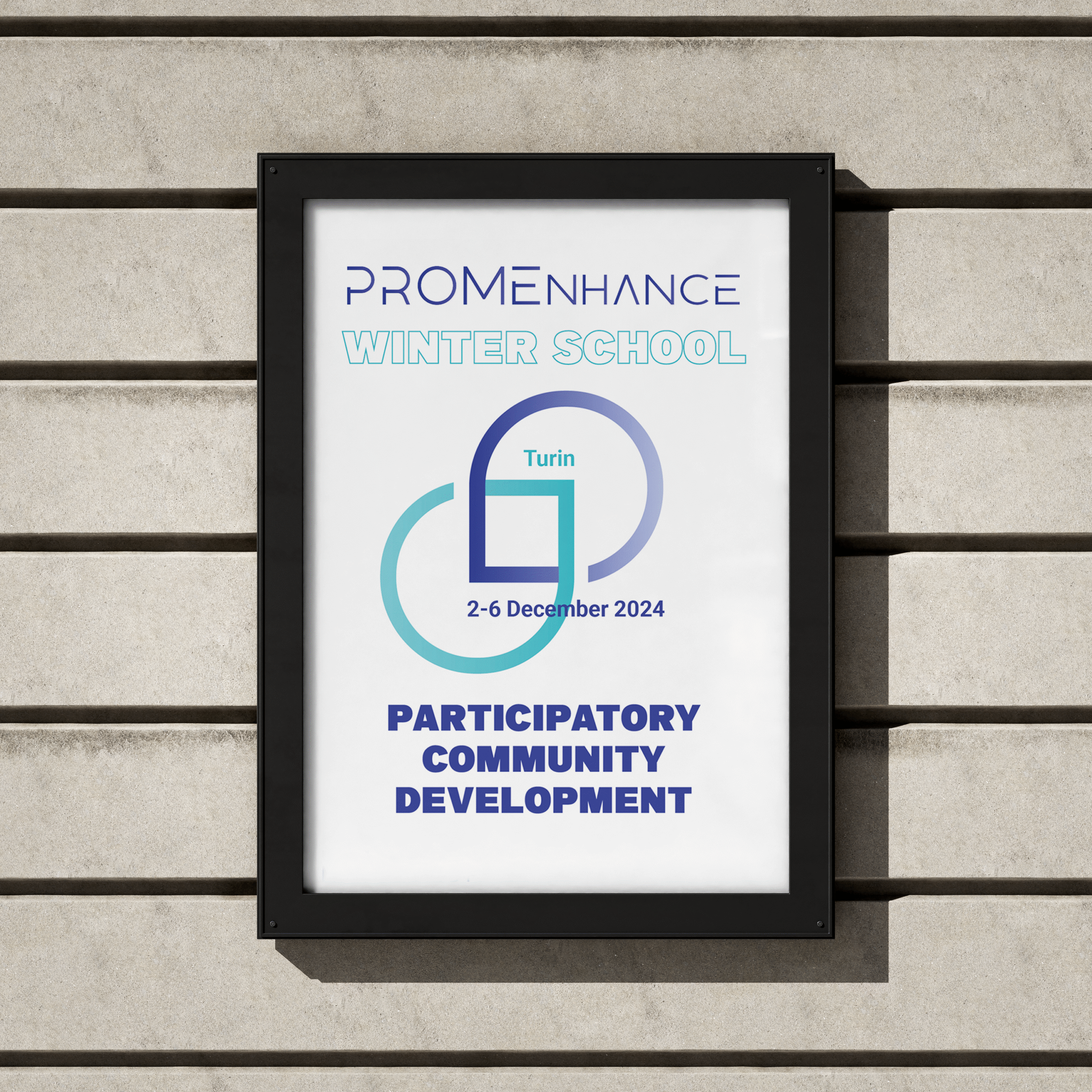 Progetto portfolio: identità visiva winter school promenhance