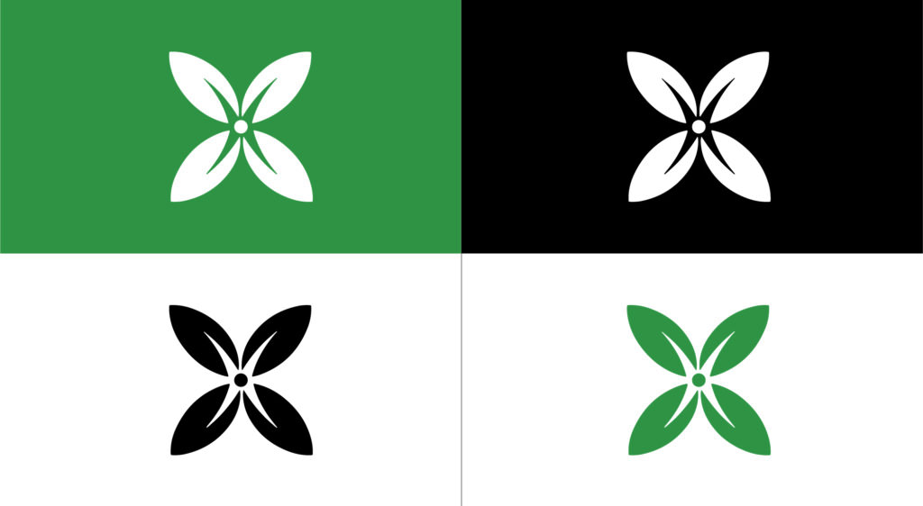 Logo easysustainability in 4 varianti di colore